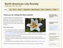 Tablet Screenshot of lilies.org